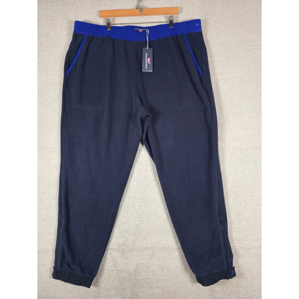 Vineyard Vines Mens 3XT Harbor Fleece‎ Pants Nautical Navy Blue  NWT